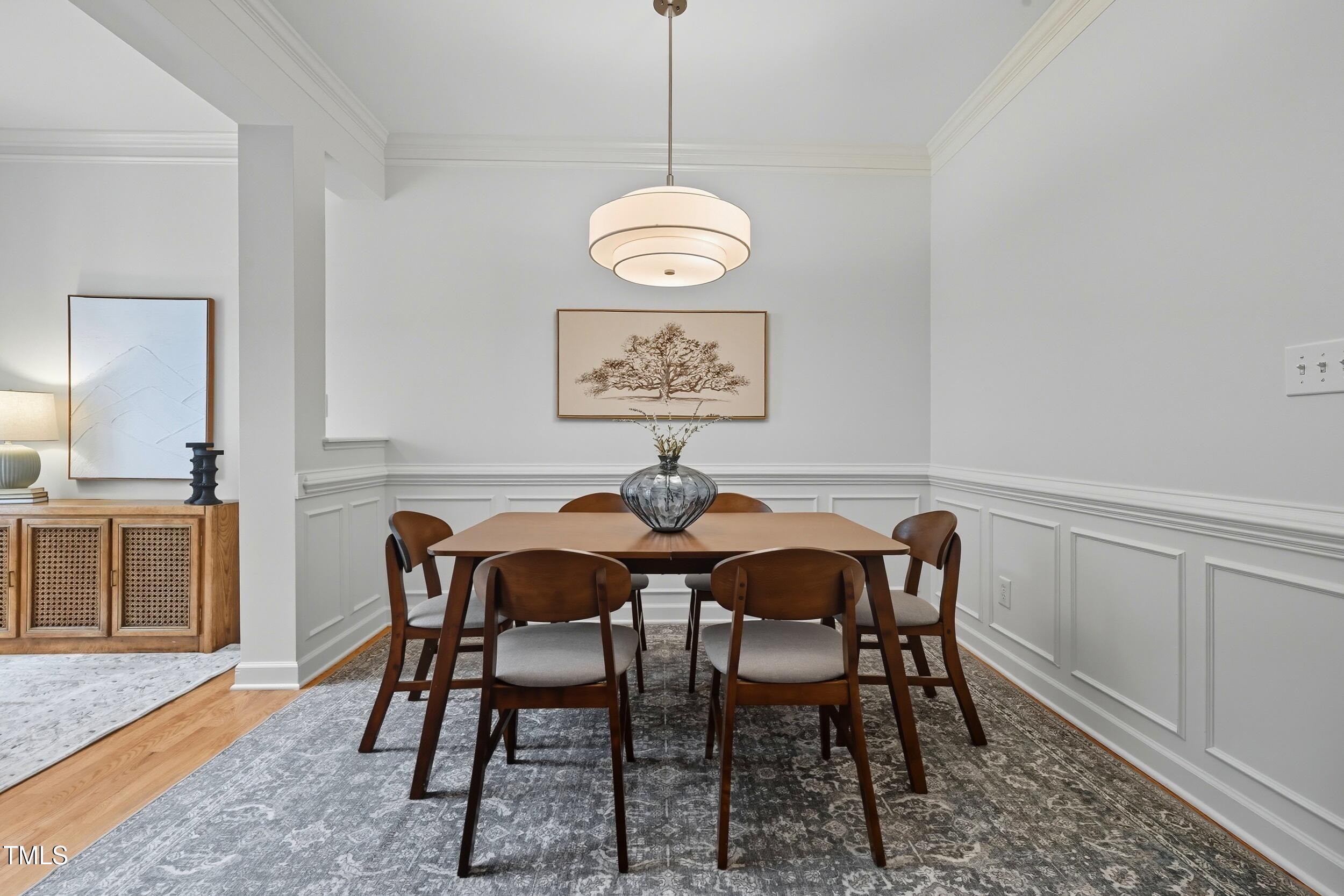 222 Towne Ridge Lane Chapel Hill, NC 27516 - Photo 13 of 39 a view of a dining room with furniture