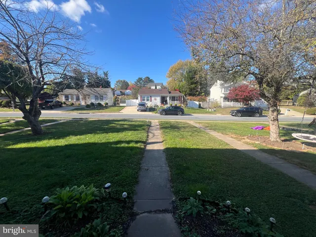 a view of swimming pool and garden
