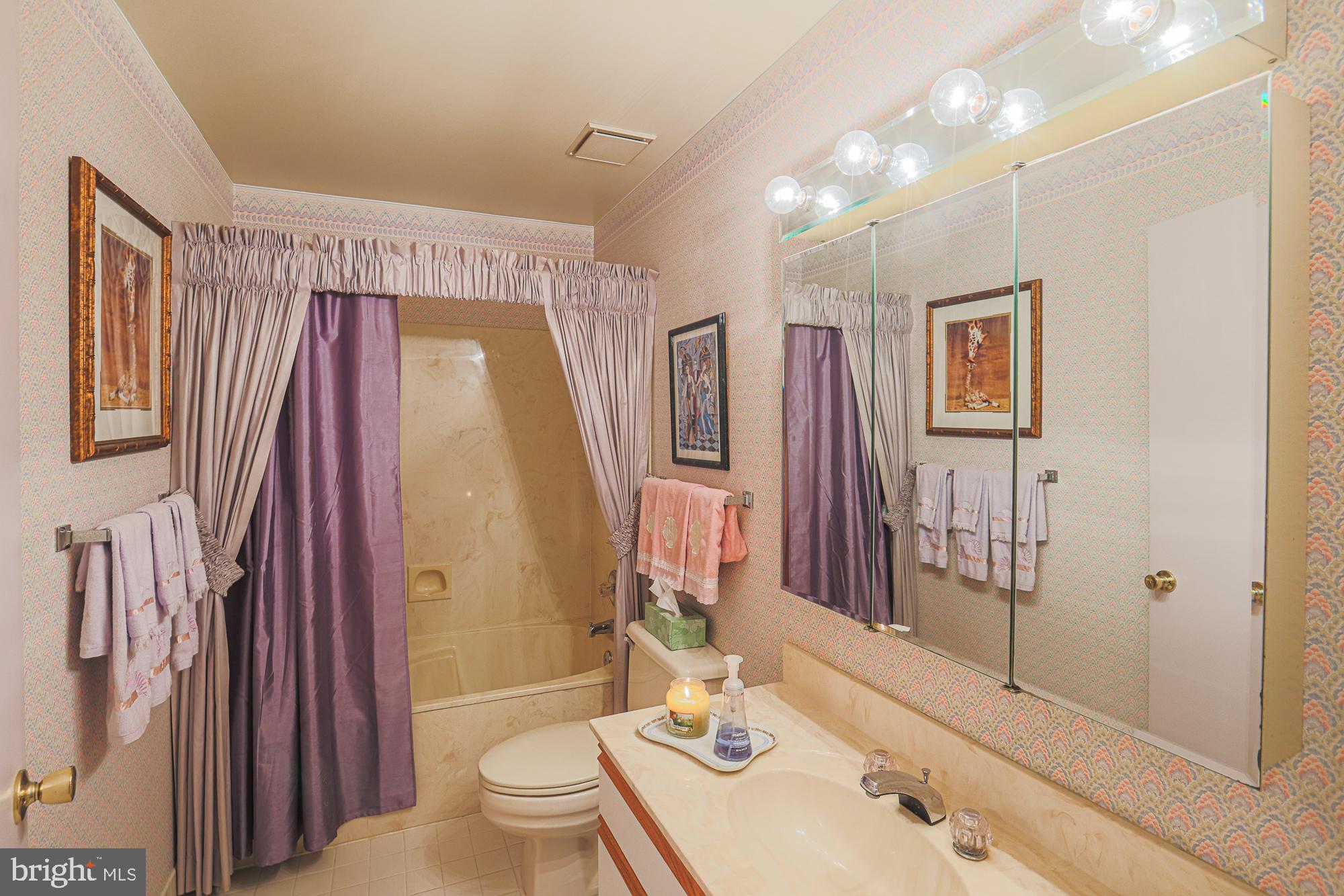 3041 Fallstaff Road, Unit 304D Baltimore, MD 21209 - Photo 23 of 39 a bathroom with a sink a toilet and shower