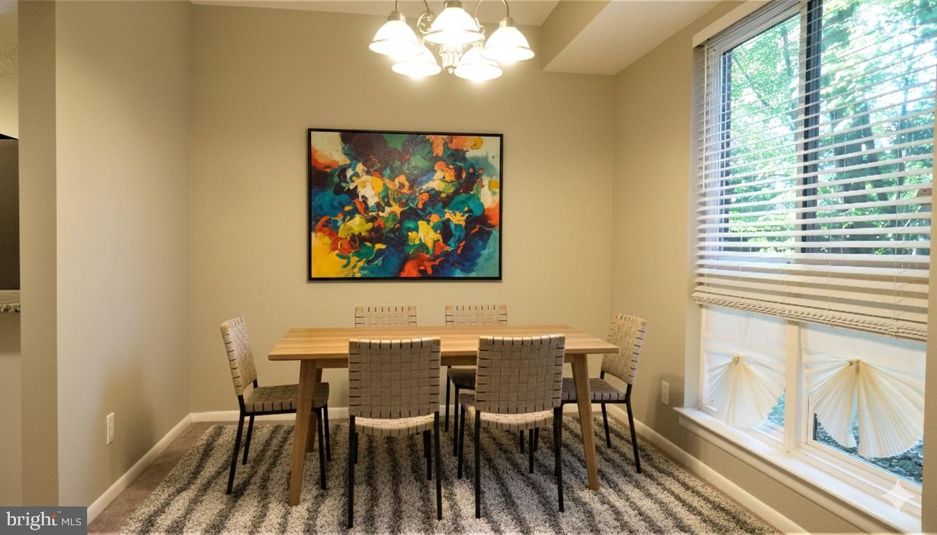 11818 Breton Court, Unit 1A Reston, VA 20191 - Photo 19 of 38 Bright dining space with vibrant artwork.