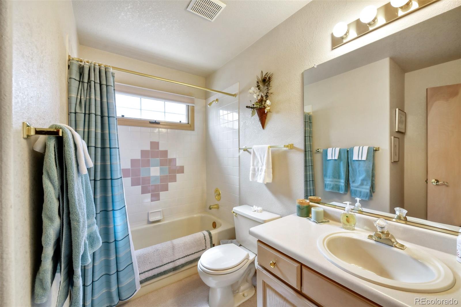4823 Greenwich Place Highlands Ranch, CO 80130 - Photo 7 of 28 a bathroom with a sink toilet and shower