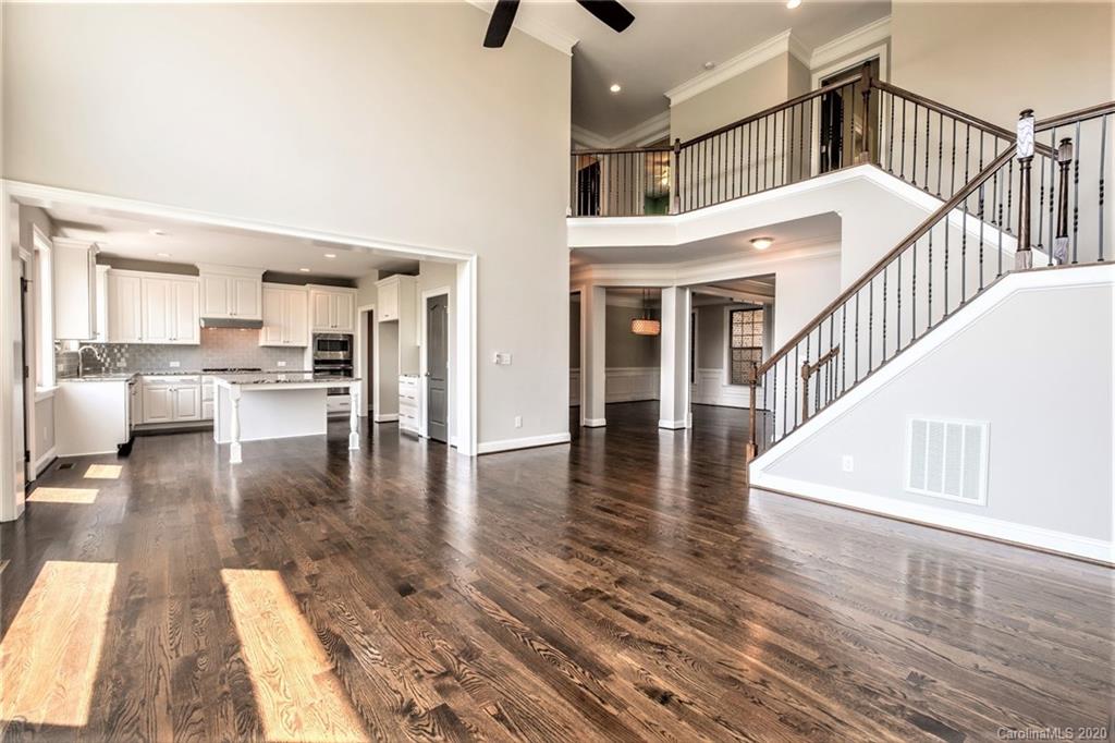 133 Overlook Ridge Lane Davidson, NC 28036 - Photo 13 of 35 a view of entryway and kitchen with wooden floor