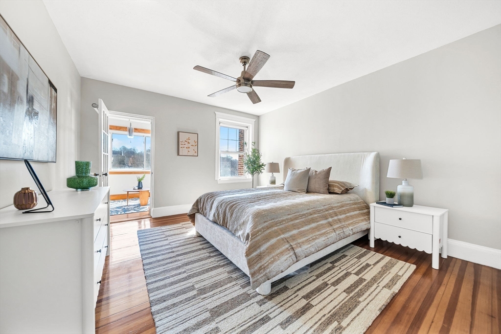 50 Lancaster Terrace, Unit 4 Brookline, MA 02446 - Photo 9 of 20 a bedroom with bed and window