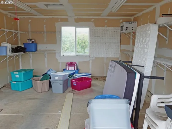 a living room with a couch and a table
