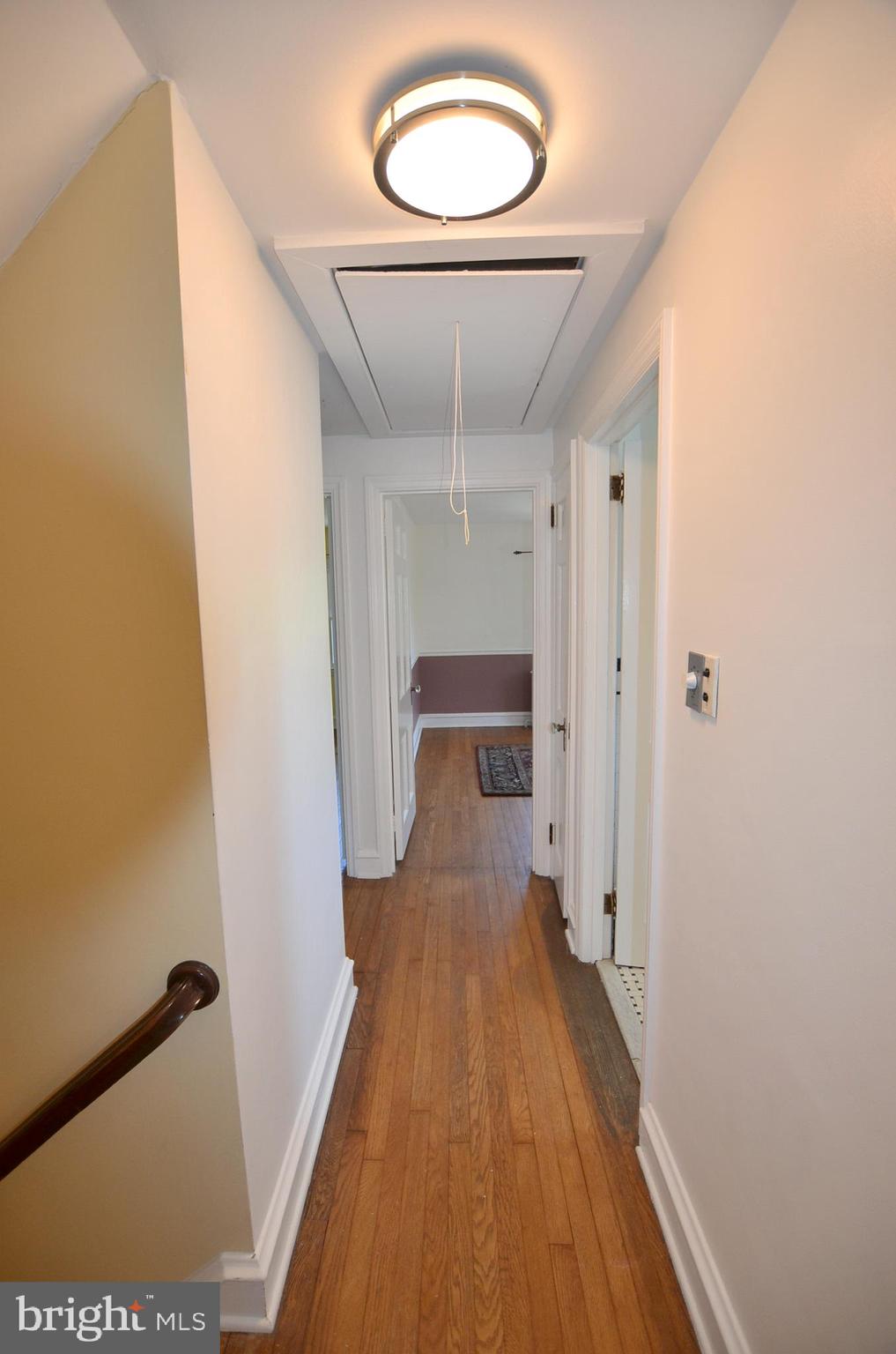 14 Hillside Road Claymont, DE 19703 - Photo 41 of 55 Hallway with pull down stairs to attic