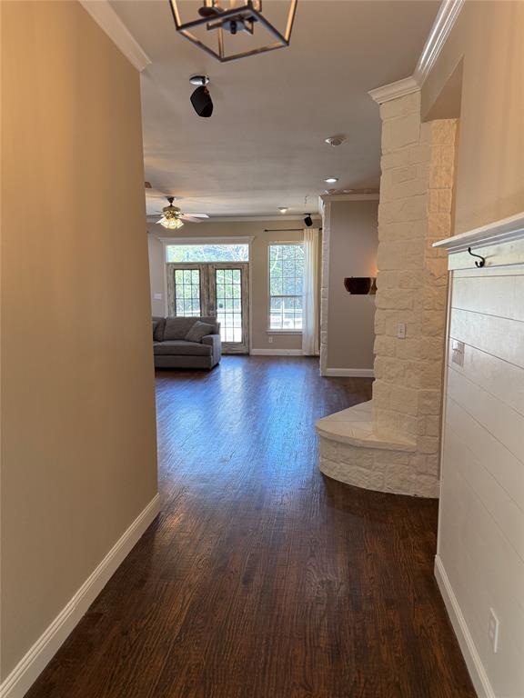 474 Needham Road Pottsboro, TX 75076 - Photo 4 of 40 a view of a livingroom with furniture and wooden floor