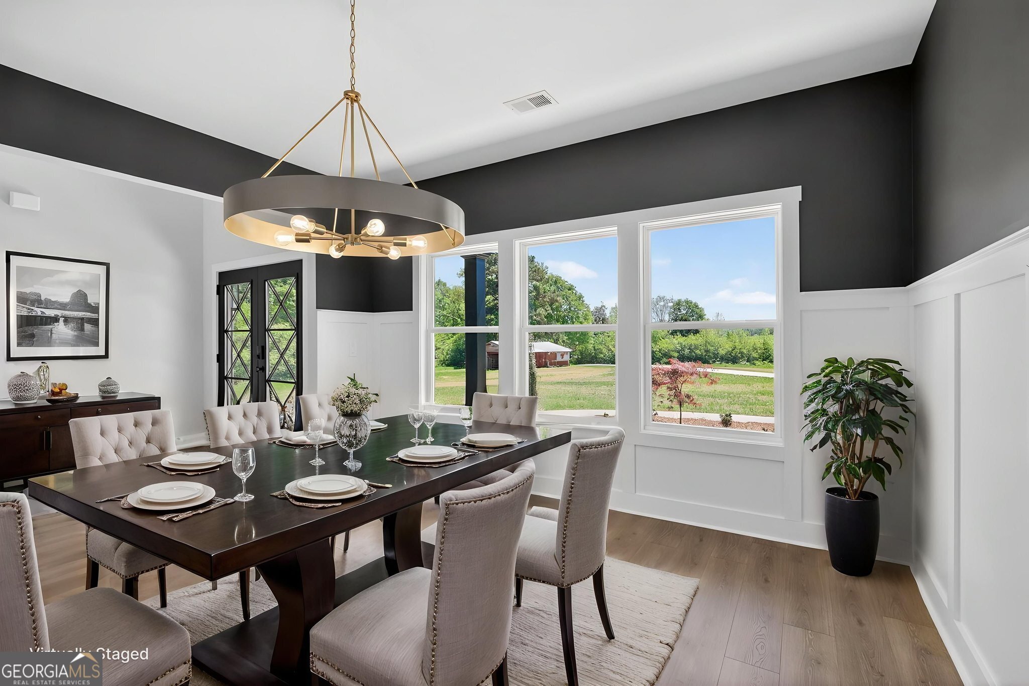 14539 County Road 10 Ranburne, AL 36273 - Photo 12 of 54 a view of a dining room with furniture window and wooden floor