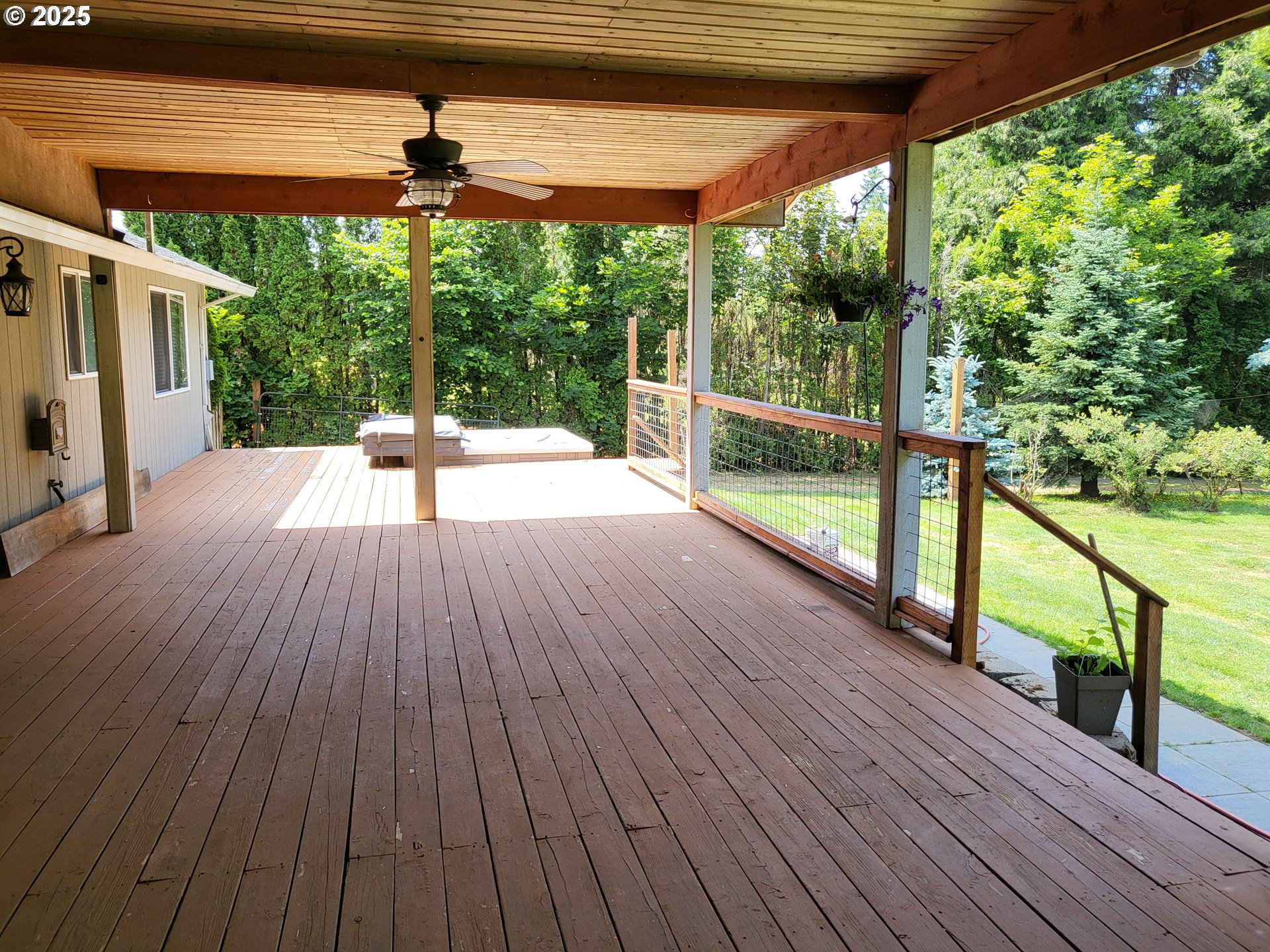 32141 Southeast Mally Road Gresham, OR 97080 - Photo 19 of 36 a view of porch with wooden floor