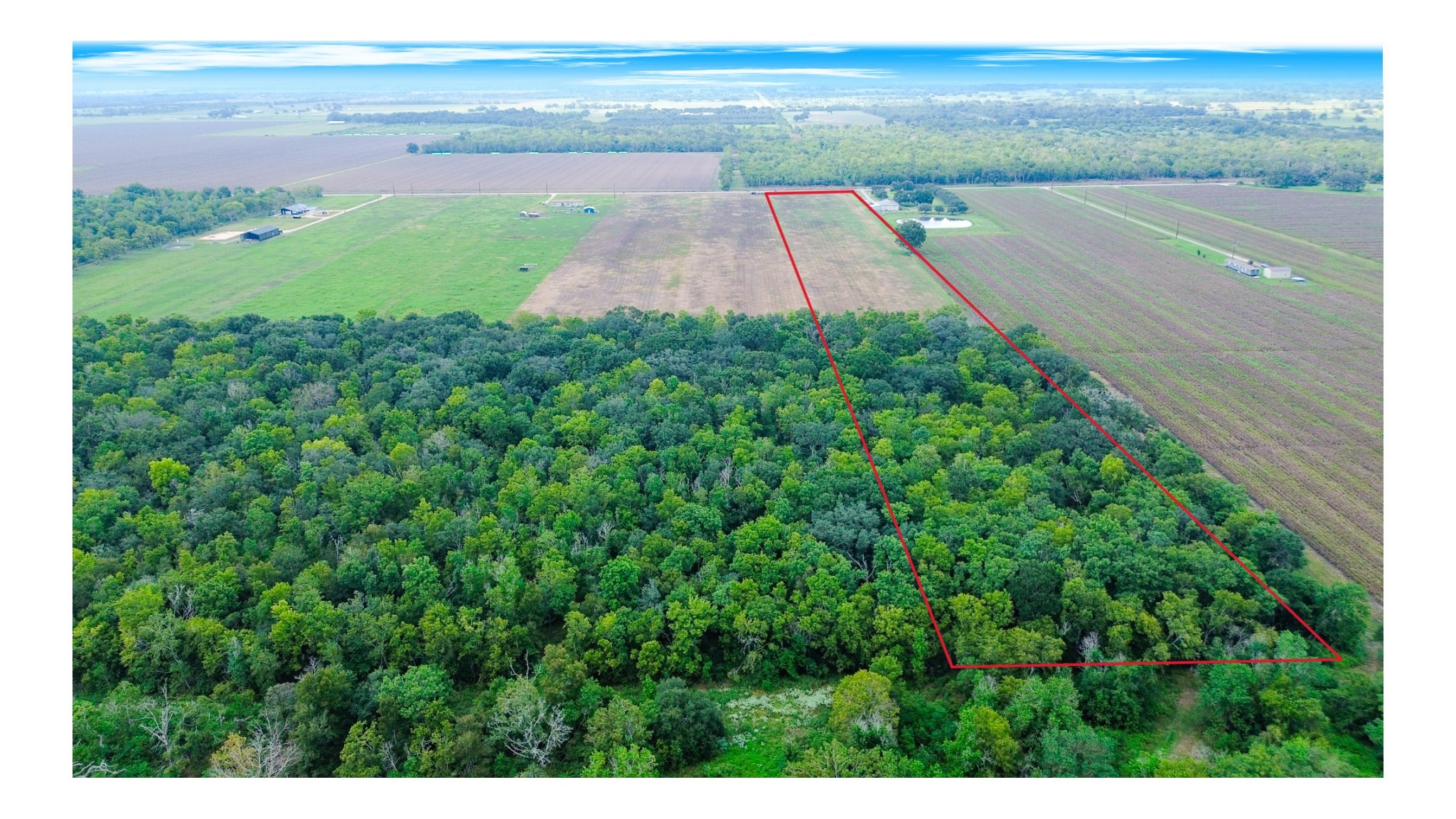 1 Charlie Meyer Road Damon, TX 77430 - Photo 6 of 45 a view of a pathway both side of grassy field with shrub