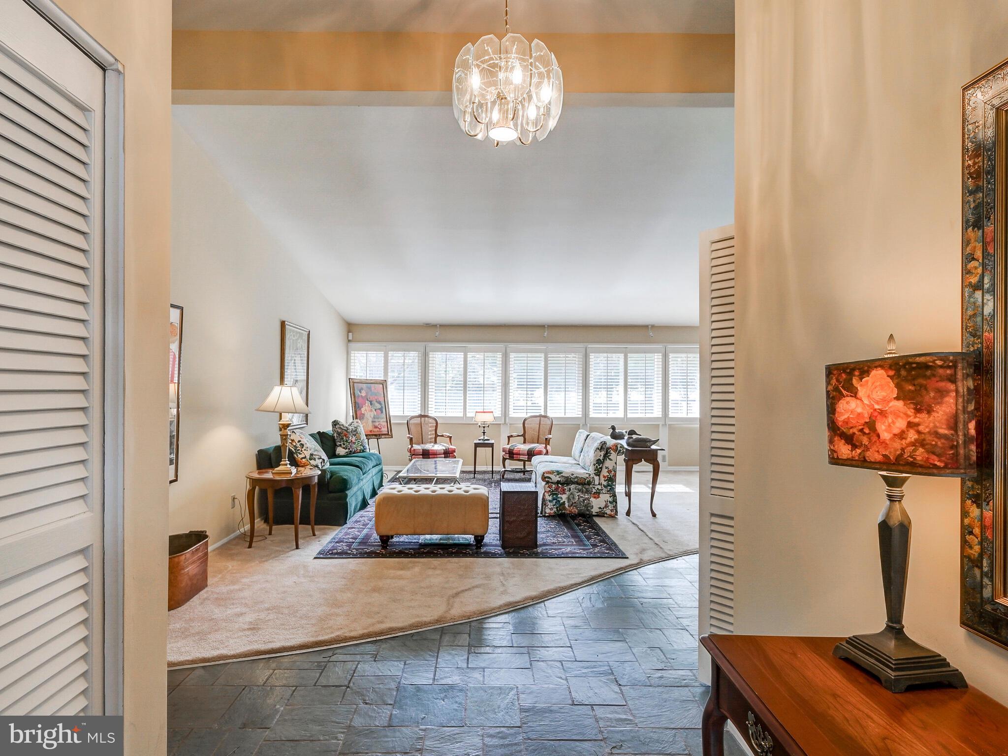 3411 Terrapin Road Pikesville, MD 21208 - Photo 6 of 35 FROM FOYER LOOKING INTO LIVING ROOM