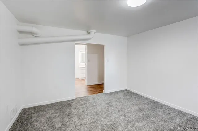 a view of an empty room