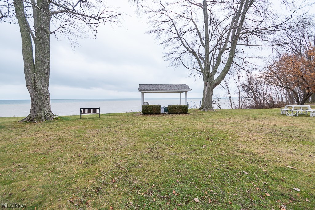 5 Pleasantview Vermilion, OH 44089 - Photo 31 of 37 View of yard with a water view and a gazebo