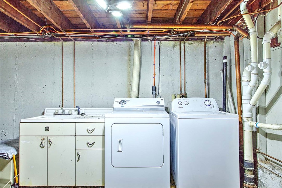 120 Grange Avenue Woonsocket, RI 02895 - Photo 45 of 50 Washer and dryer in lower level