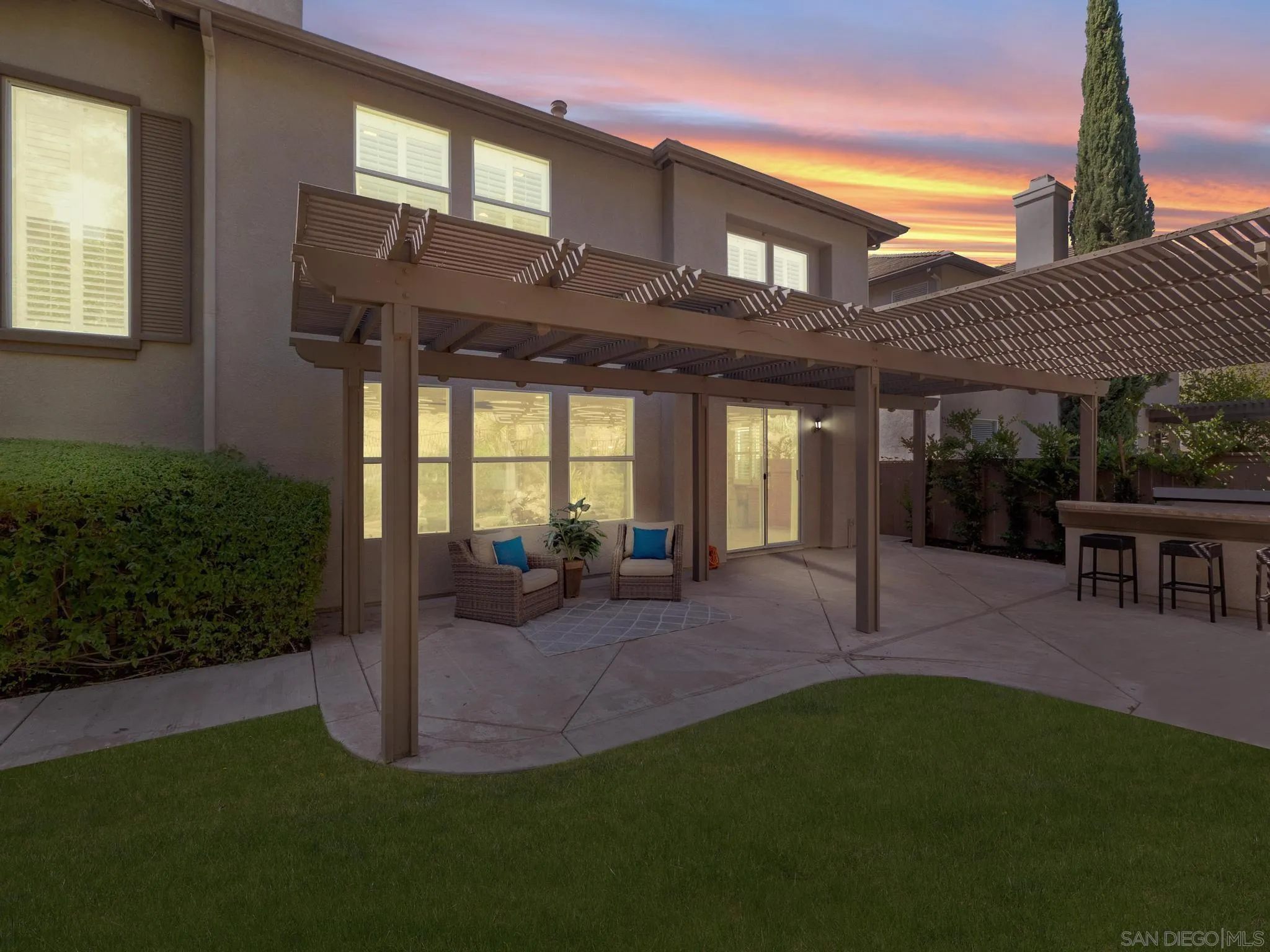 11361 Raedene Way San Diego, CA 92131 - Photo 43 of 57 a view of a house with backyard and porch