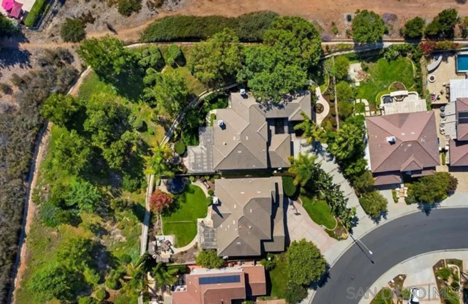 11361 Raedene Way San Diego, CA 92131 - Photo 55 of 57 an aerial view of a house with a yard