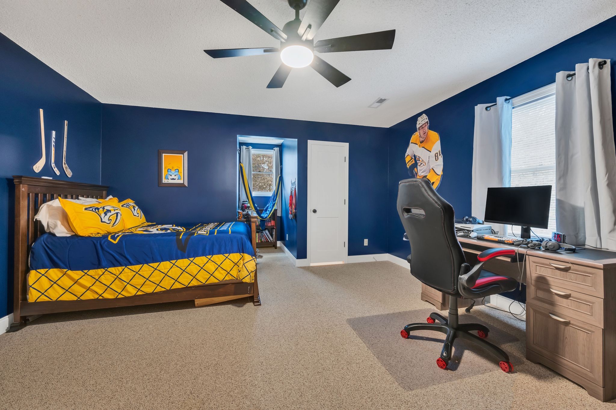 1265 Johnny Hall Road Burns, TN 37029 - Photo 49 of 89 A spacious bedroom with a charming window nook and en-suite bath.