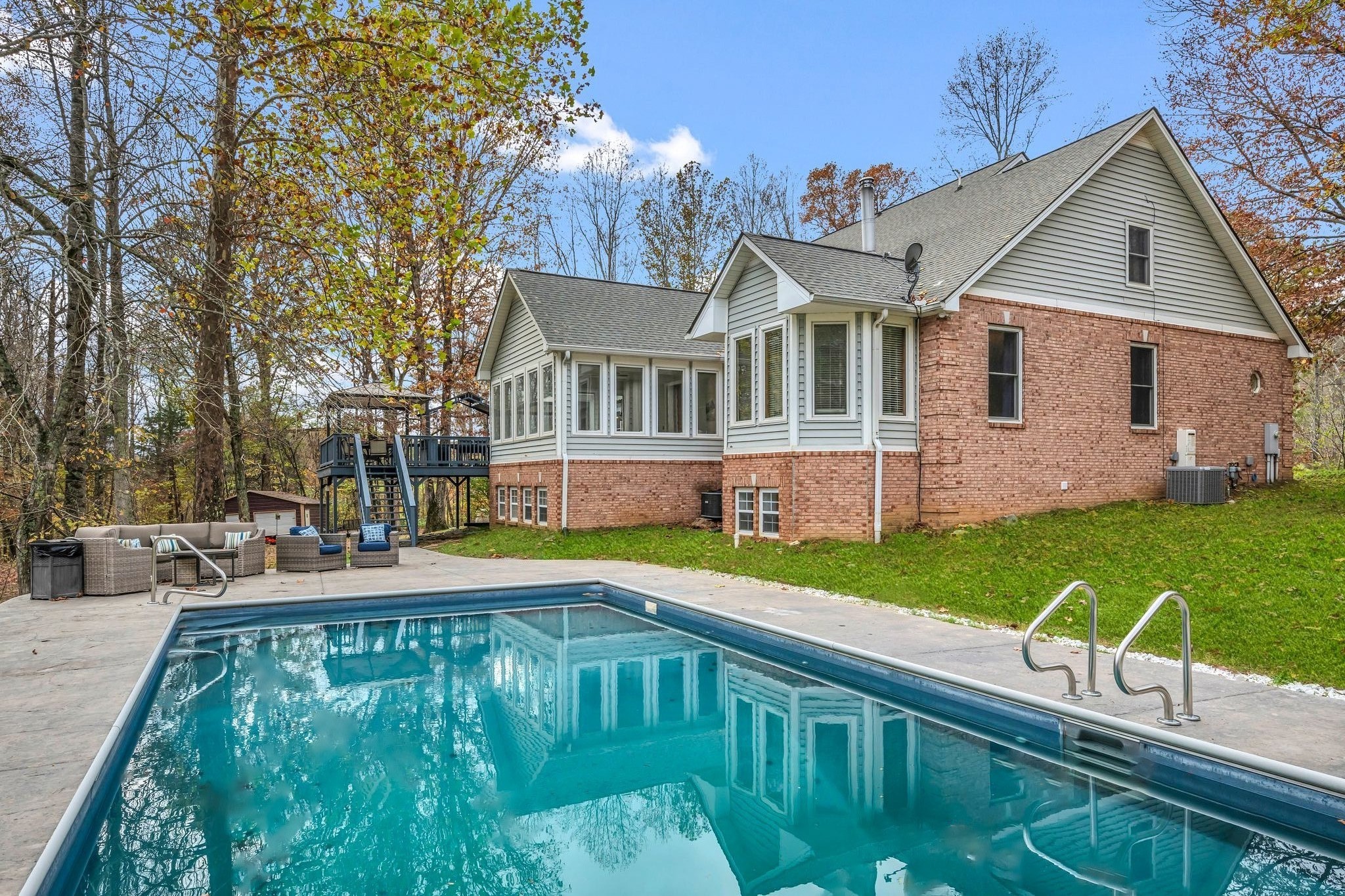 1265 Johnny Hall Road Burns, TN 37029 - Photo 67 of 89 Enjoy sunny days by the pool, perfect for lounging, swimming, and entertaining.