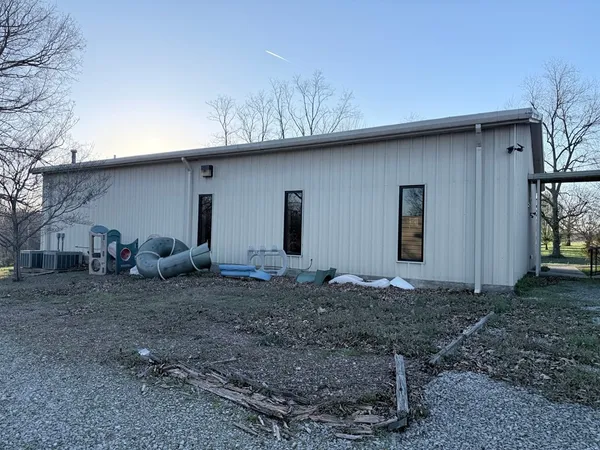 a backyard of a house