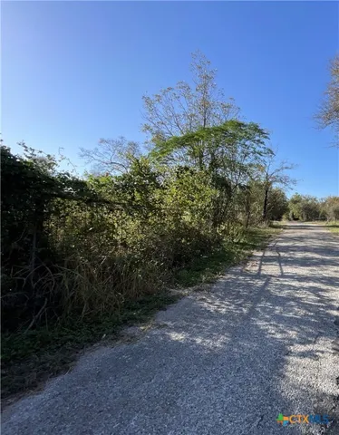 a view of a yard with a house