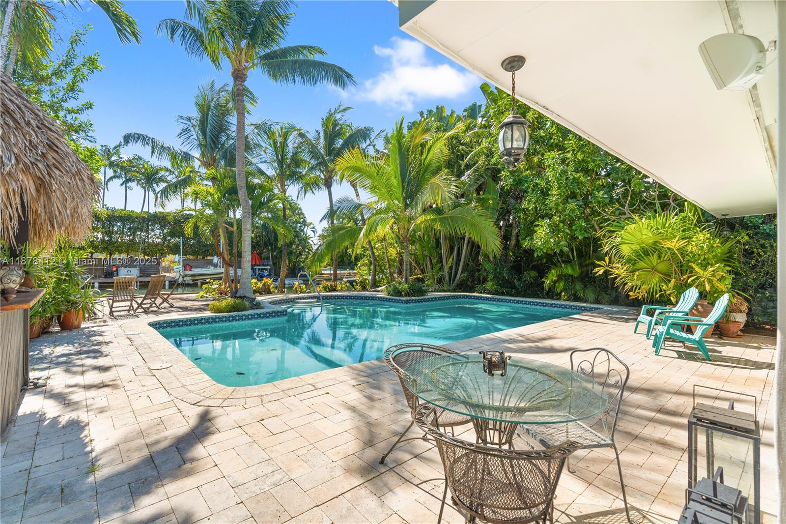 1710 Cleveland Road Miami Beach, FL 33141 - Photo 29 of 36 a view of a swimming pool with a patio and a yard