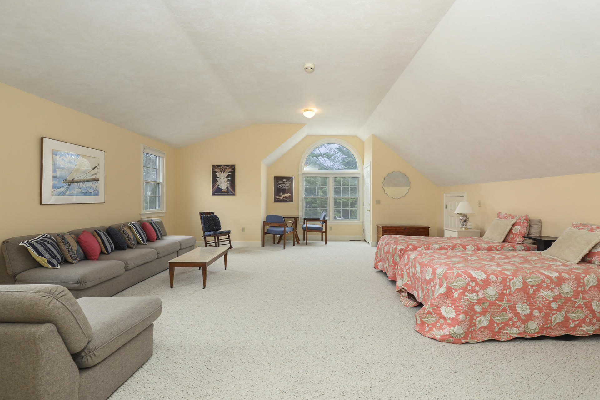 5 Scargo Heights Road Dennis, MA 02638 - Photo 14 of 29 a bedroom with furniture and a large window