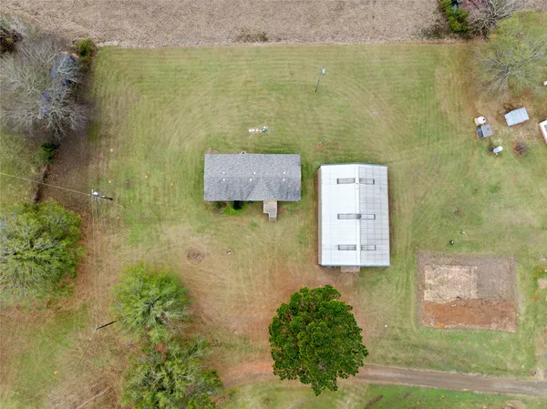 a building in the middle of a garden