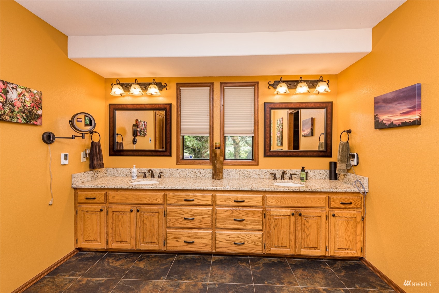 1313 Doe Run Road Sequim, WA 98382 - Photo 18 of 40 a bathroom with a sink and a mirror