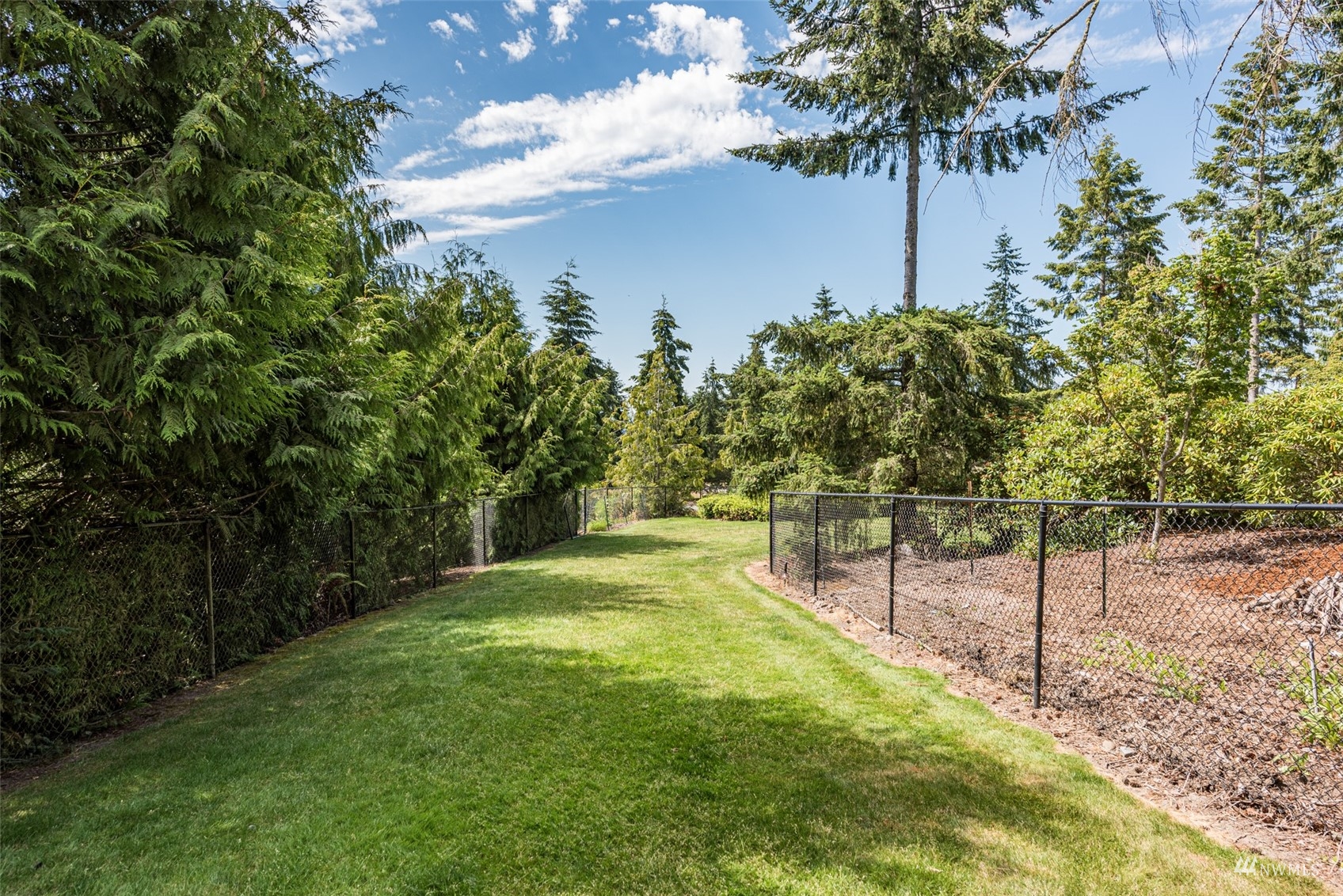 1313 Doe Run Road Sequim, WA 98382 - Photo 33 of 40 a view of a yard with an outdoor space