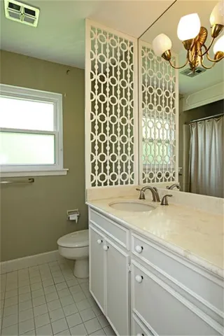 a bathroom with a sink a toilet and a shower