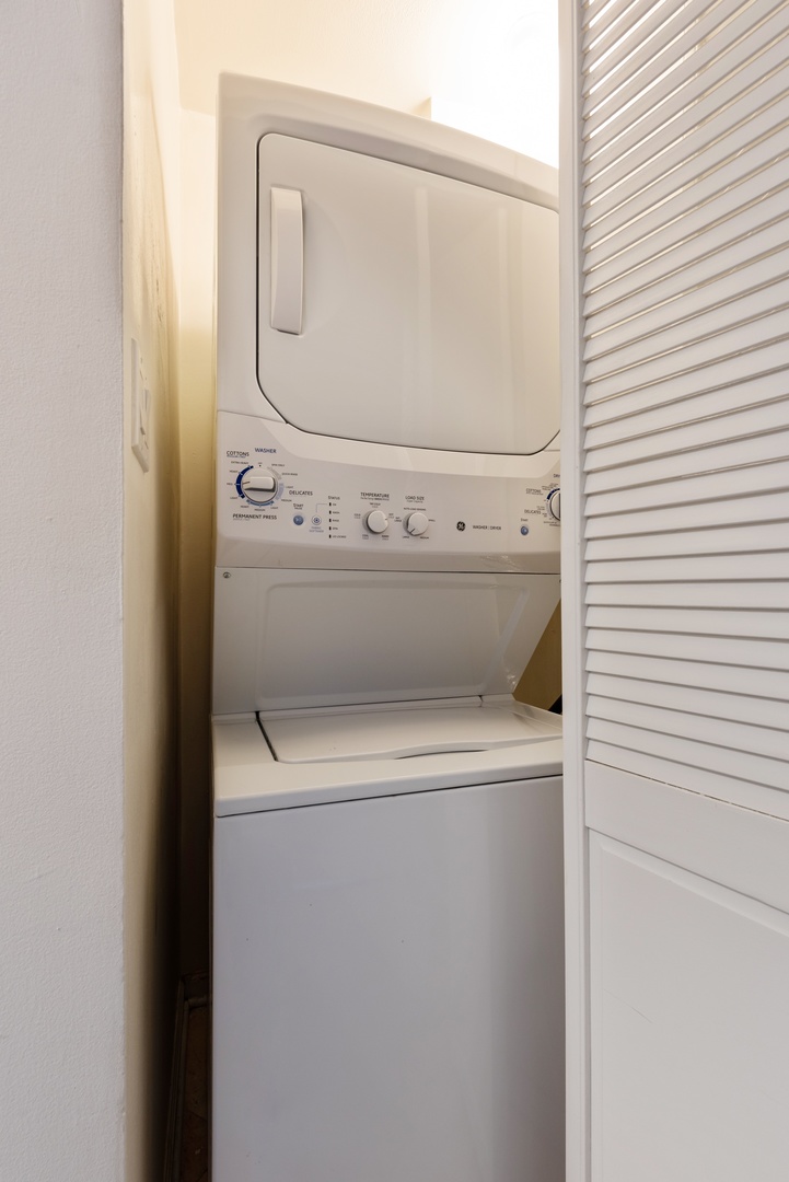 111 East Chestnut Street, Unit 45B Chicago, IL 60611 - Photo 18 of 27 a close up view of washer and dryer