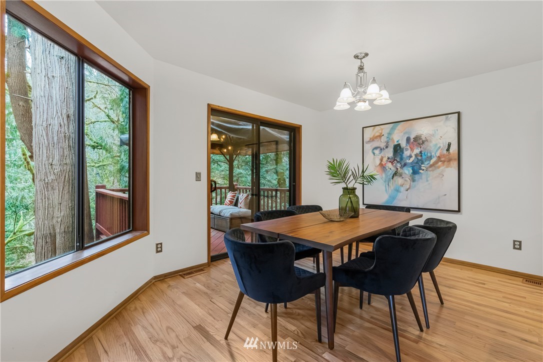 1060 Ridgewood Circle Southwest Issaquah, WA 98027 - Photo 8 of 38 a view of a dining room with furniture window and wooden floor