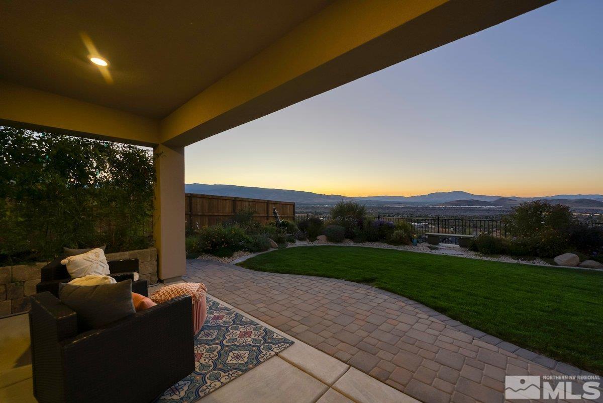 10537 Claim Jumper Way Reno, NV 89521 - Photo 32 of 40 a outdoor living space with furniture and garden view