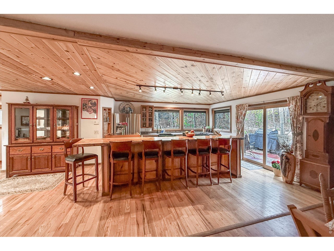 2508 Riverside Drive Lyons, CO 80540 - Photo 14 of 50 a dining room with furniture and wooden floor