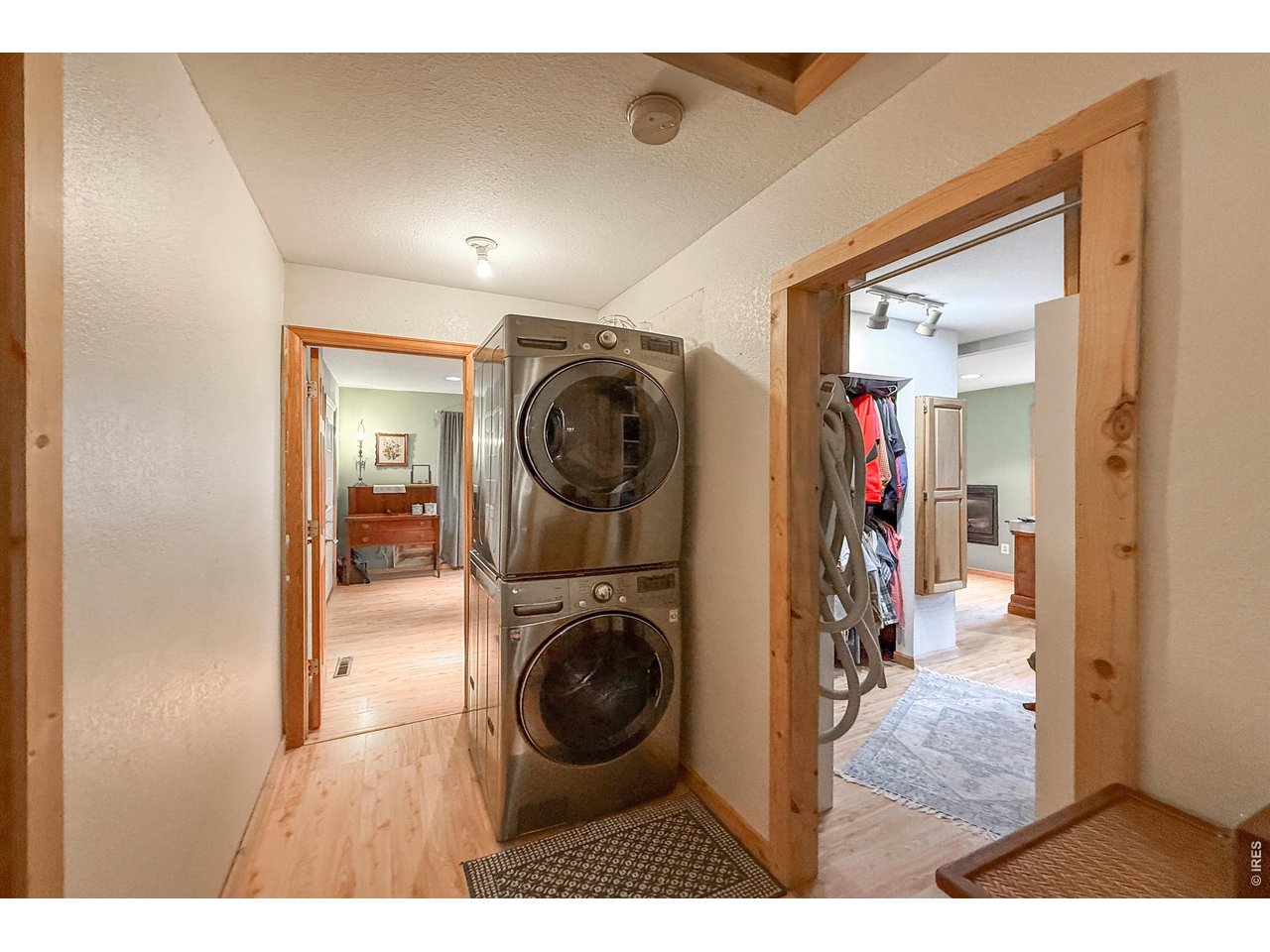 2508 Riverside Drive Lyons, CO 80540 - Photo 24 of 50 a view of a hallway with washer and dryer