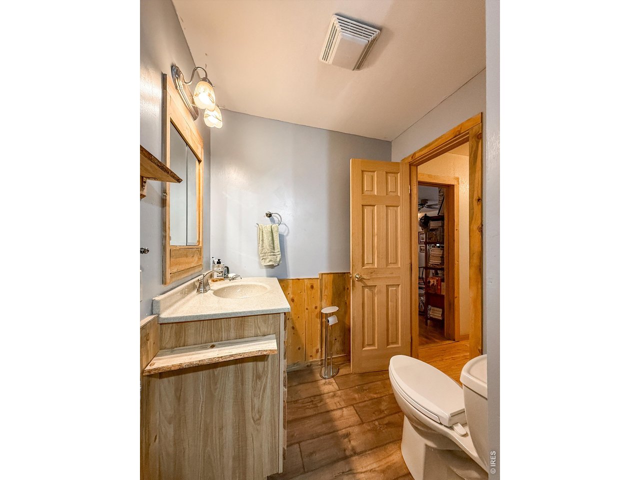 2508 Riverside Drive Lyons, CO 80540 - Photo 26 of 50 a bathroom with a sink toilet and shower