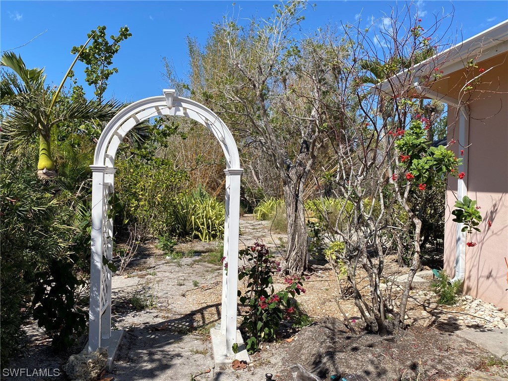 1399 Albatross Road Sanibel, FL 33957 - Photo 9 of 13 a view of a bird bath
