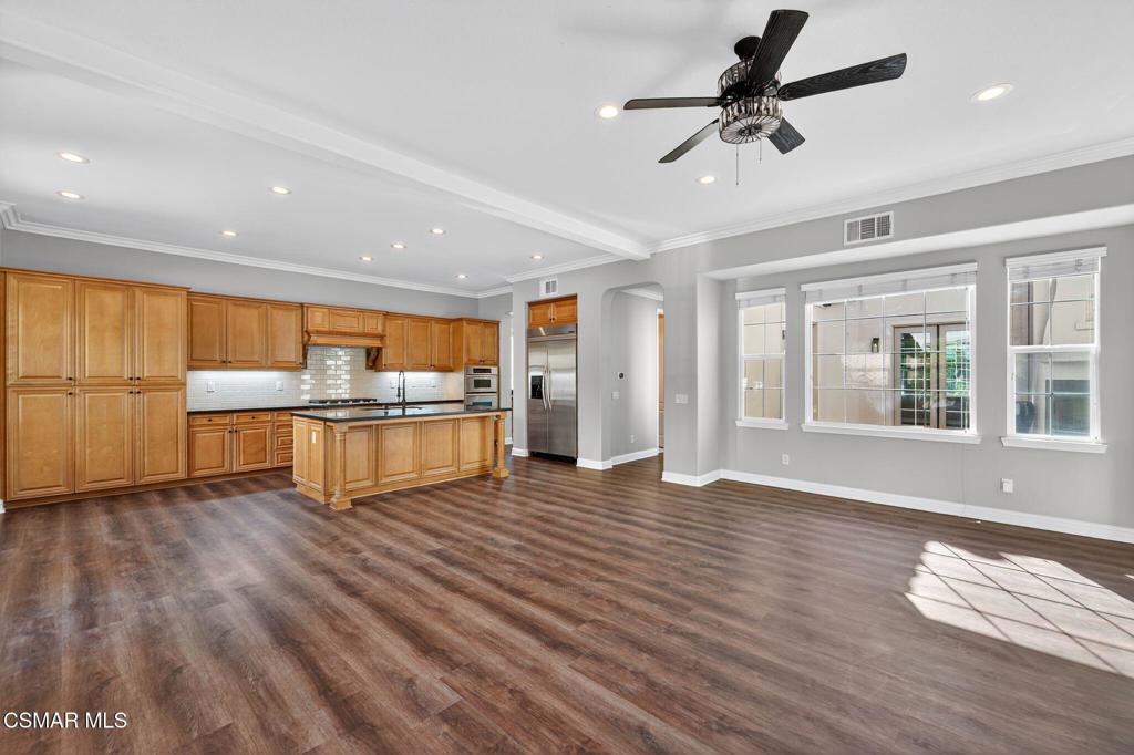 2948 Milestone Avenue Simi Valley, CA 93065 - Photo 10 of 31 a view of kitchen with wooden floor and window