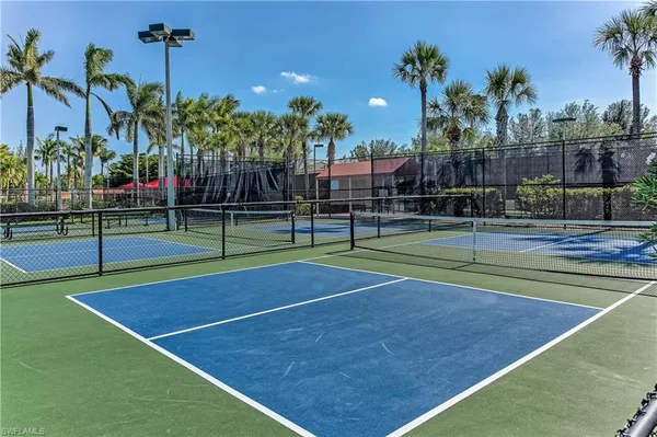 a view of a tennis court