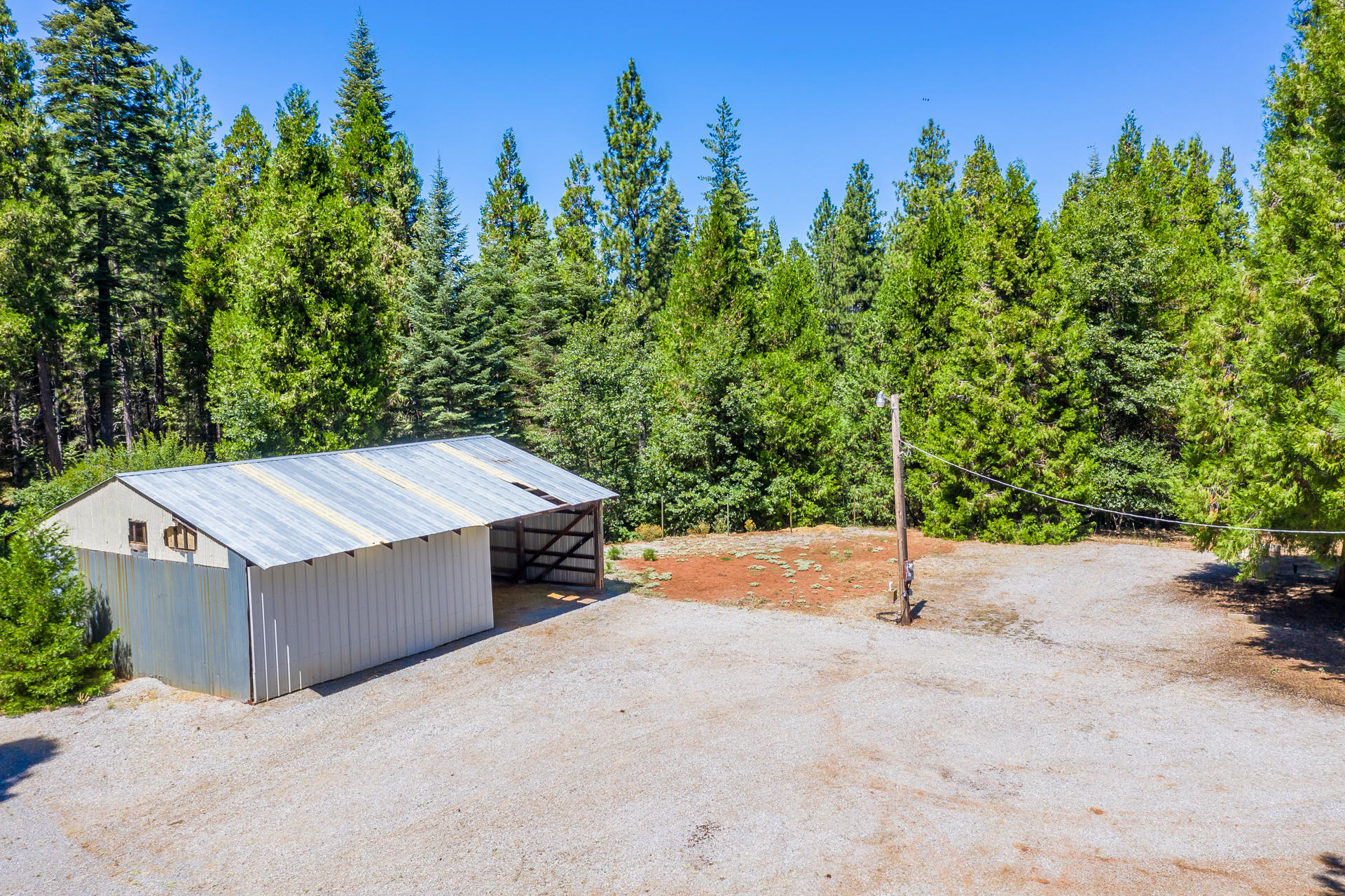 30620 Shingletown Ridge Road Shingletown, CA 96088 - Photo 16 of 23 aerial barn2