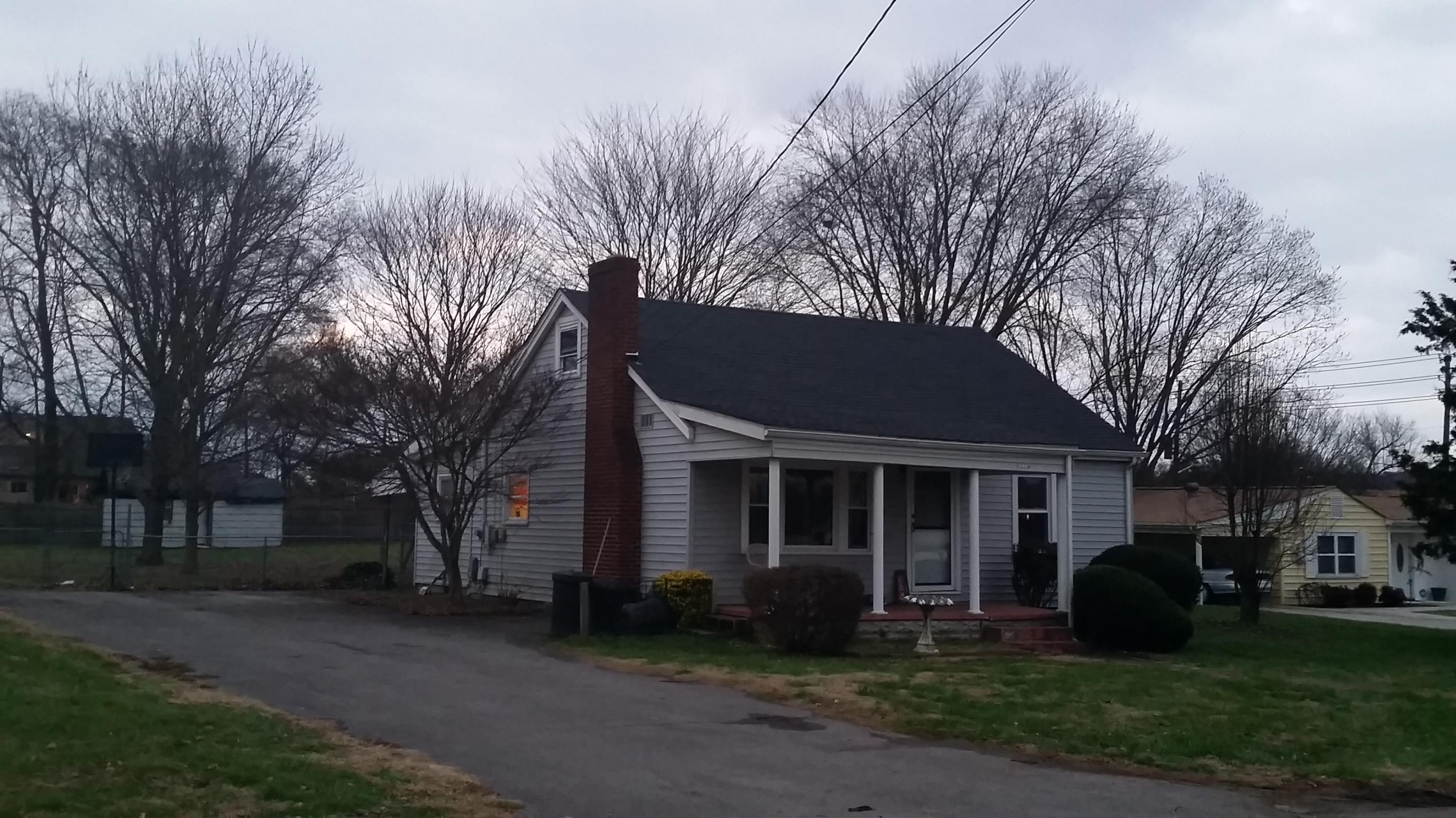 Large driveway