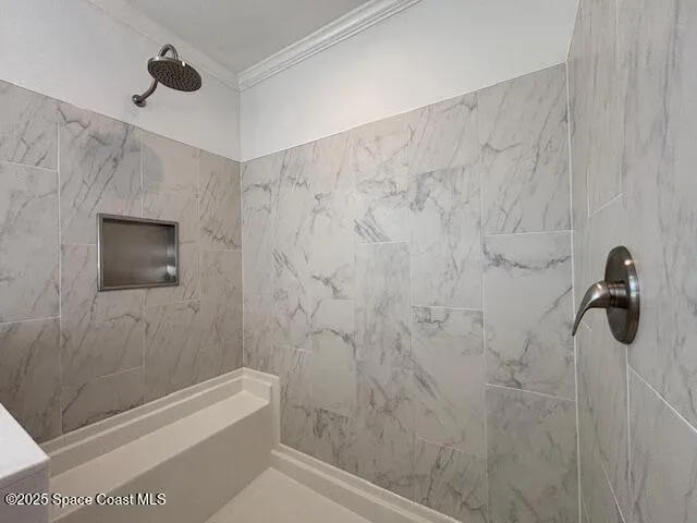 a bathroom with a double vanity sink mirror and toilet