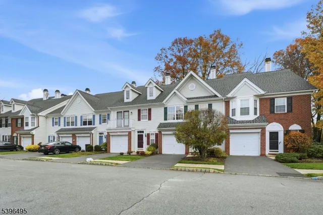 front view of a house with a street