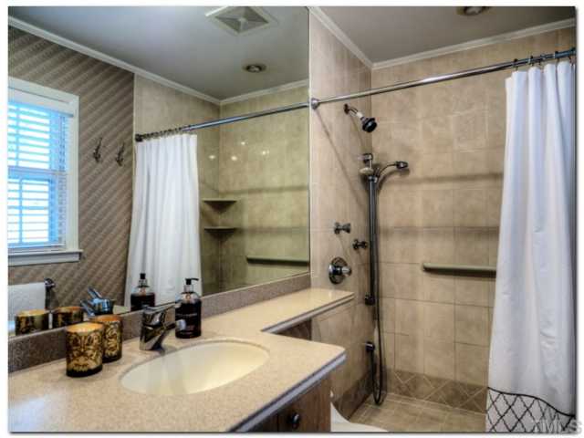 5601 Shadowbrook Drive Raleigh, NC 27612 - Photo 12 of 23 Renovated Master bathroom!! Walk-in shower for easy accessibility!!