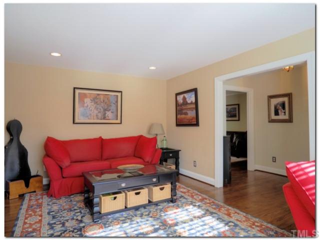 5601 Shadowbrook Drive Raleigh, NC 27612 - Photo 9 of 23 Formal living room! Recessed lights and lots of natural light throughout the home!!