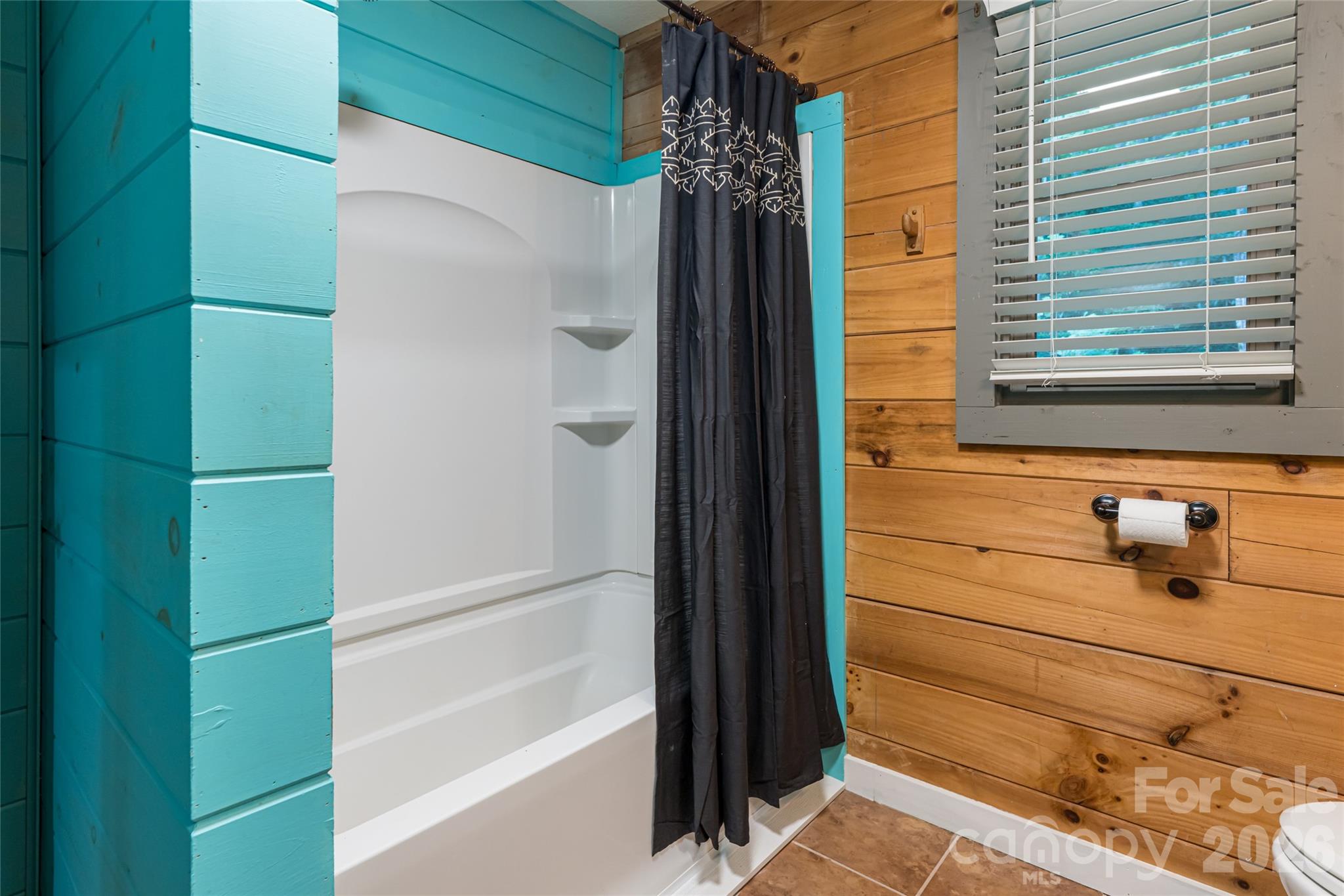 4035 Bald Creek Road Clyde, NC 28721 - Photo 18 of 43 a bathroom with a shower and a sink