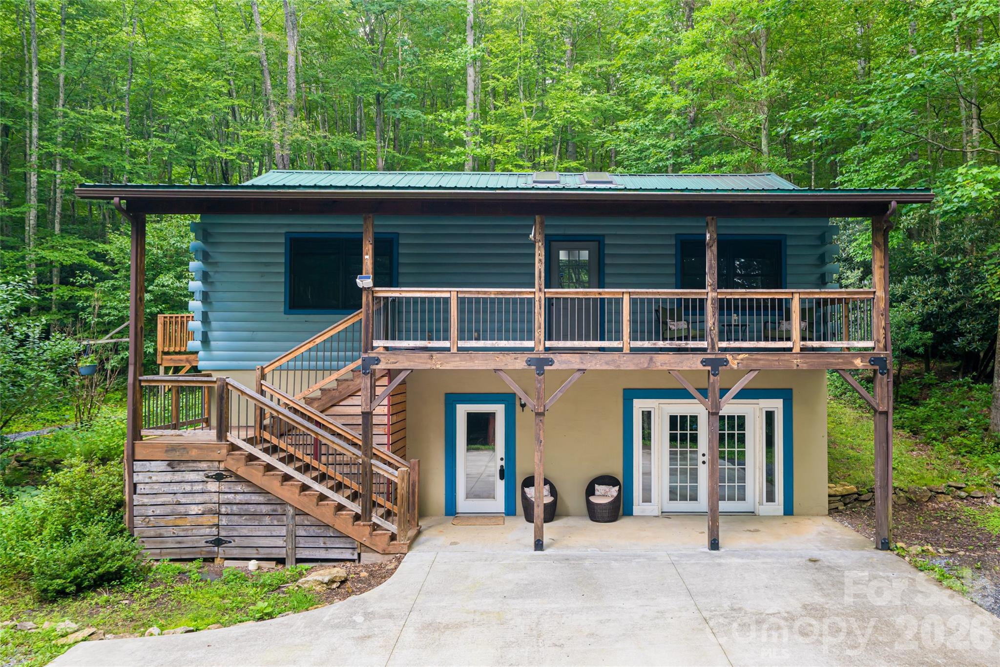 4035 Bald Creek Road Clyde, NC 28721 - Photo 41 of 43 front view of a house with a porch