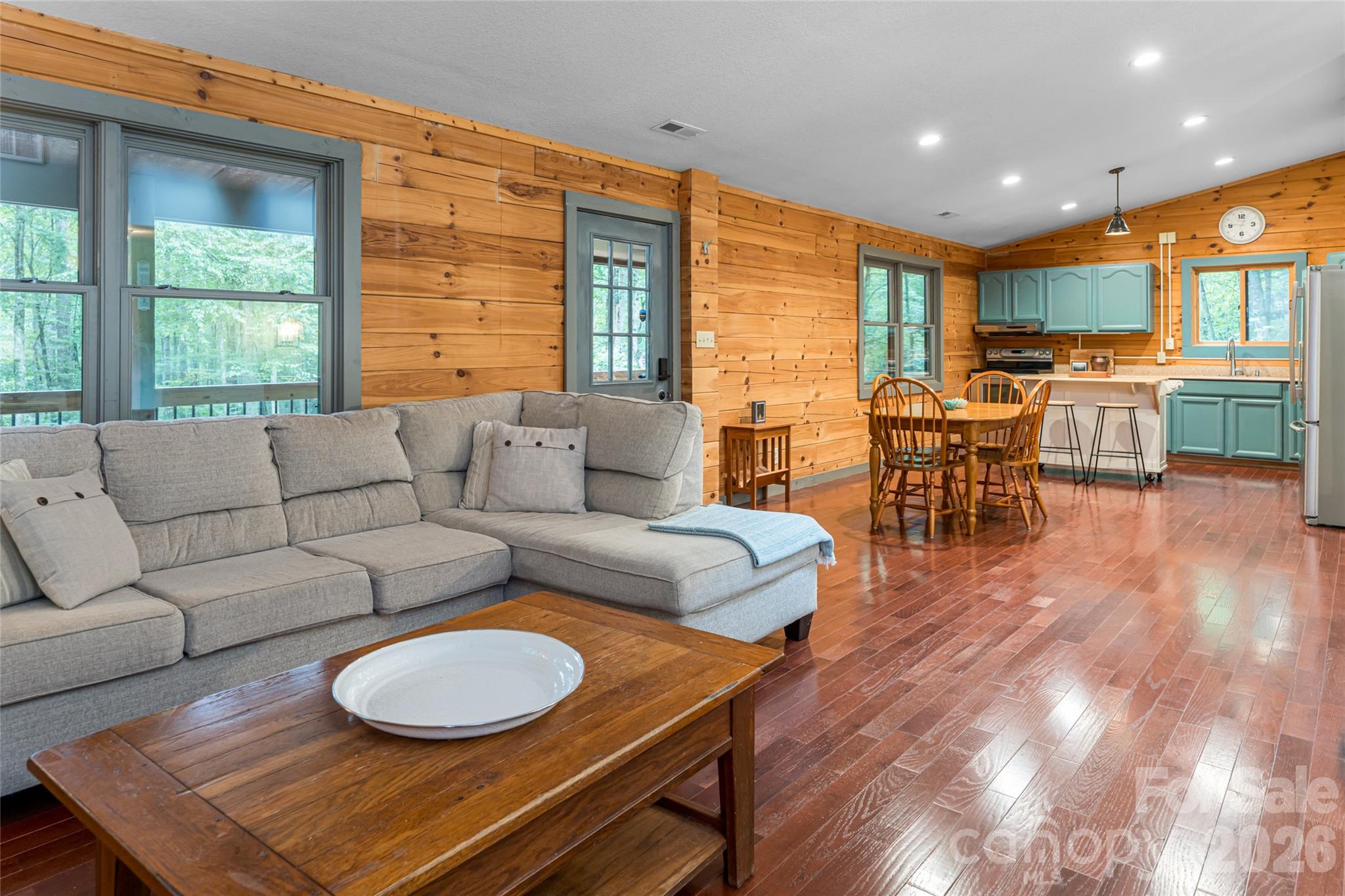 4035 Bald Creek Road Clyde, NC 28721 - Photo 10 of 43 a living room with furniture and a large window