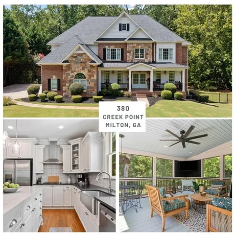 $1,399,000 | 380 Creek Point, Milton, GA 30004