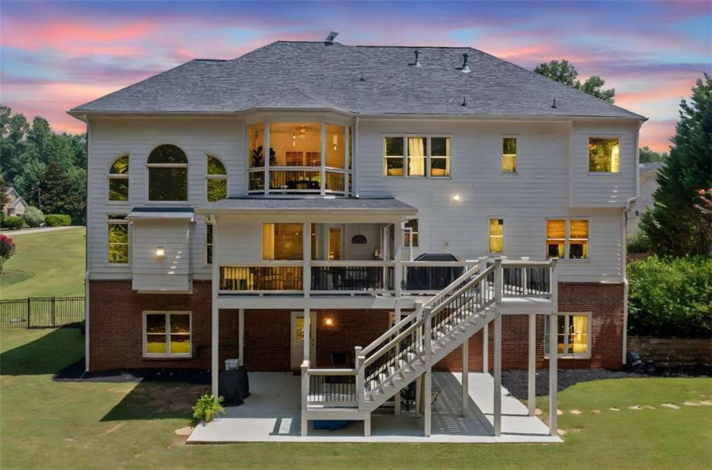 380 Creek Point Milton, GA 30004 - Photo 66 of 74 a front view of a house with a yard