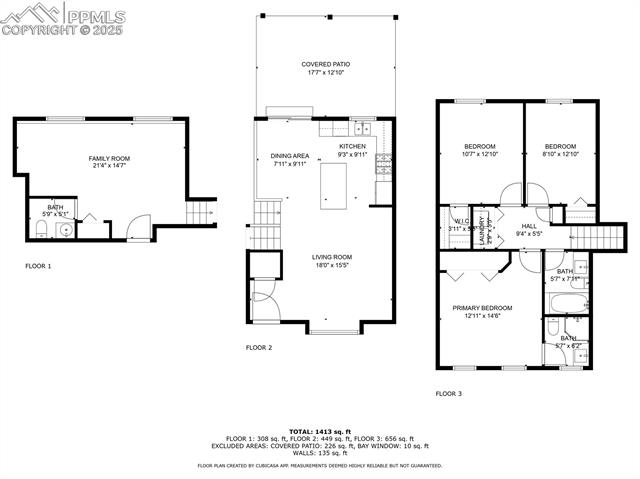 5160 Victory Road Colorado Springs, CO 80911 - Photo 28 of 31 All 3 levels- measurements approximate